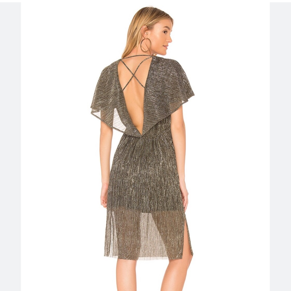 Halston Heritage V-neck slim dress